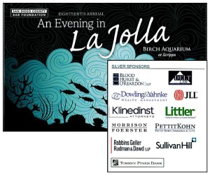 An Evening in La Jolla 2015 - Pettit Kohn Silver Sponsor