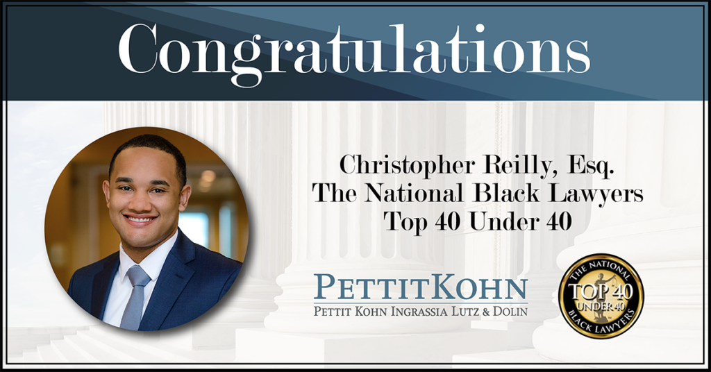 PKILD Attorney Chris Reilly recognized by National Black Lawyers Top 40 Under 40