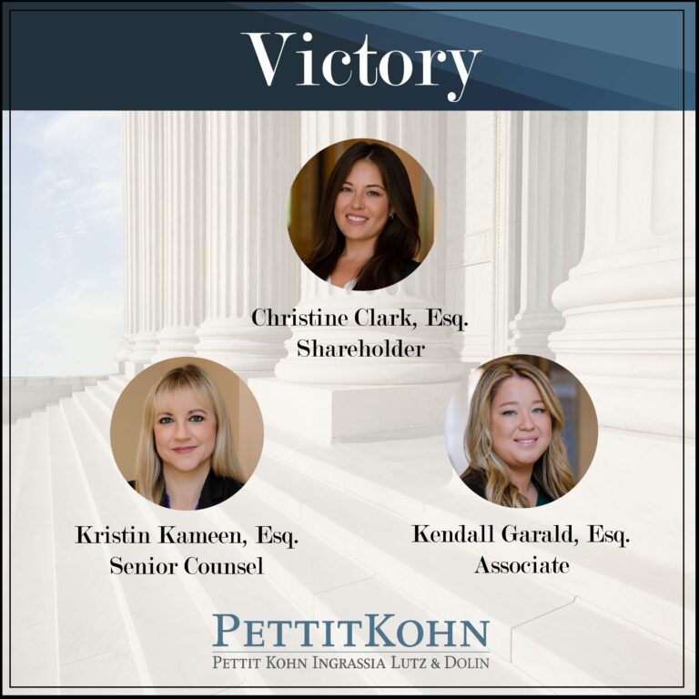 Patsy Kohn Pettit Kohn Ingrassia Lutz & Dolin Secures Major Win in Employment ...